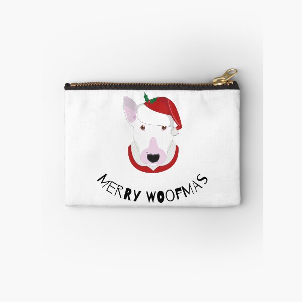Item preview, Merry Woofmas | Bull Terrier designed and sold by annemyne.