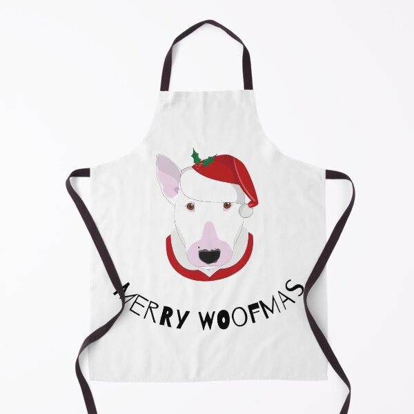 Item preview, Merry Woofmas | Bull Terrier designed and sold by annemyne.