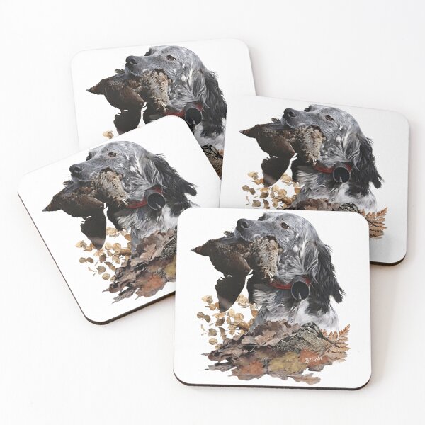 Item preview, English Setter’s Perfect Point on Woodcock designed and sold by TammyHunterArt.
