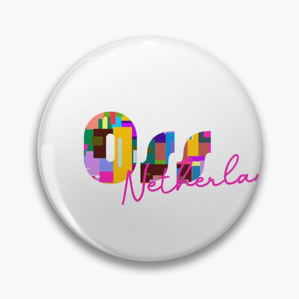 Item preview, Oss, Netherlands, Vibrant Abstract City Typography Art designed and sold by Wanderful-roads.
