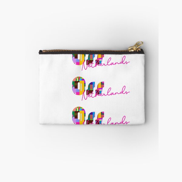 Item preview, Oss, Netherlands, Vibrant Abstract City Typography Art designed and sold by Wanderful-roads.