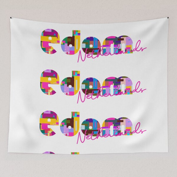 Item preview, Edam, Netherlands, Vibrant Abstract City Typography Art designed and sold by Wanderful-roads.