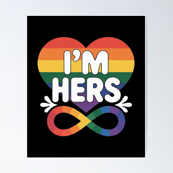 Artikelvorschau, Ich gehöre ihr, sie gehört mir – Partnerlook für Paare, Lesbenstolz, LGBTQ 1 entworfen und verkauft von MonsterBuddiess.