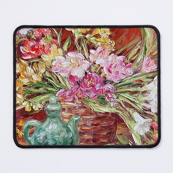 Item preview, Oil painting A bouquet of freesias Artim Olga designed and sold by ukrainianvin.
