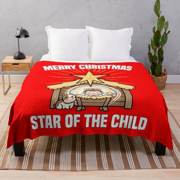 Item preview, MERRY CHRISTMAS - STAR OF THE CHILD | Bethlehem Star Nativity Tee | Baby Jesus Christmas Design designed and sold by KEF Custom.