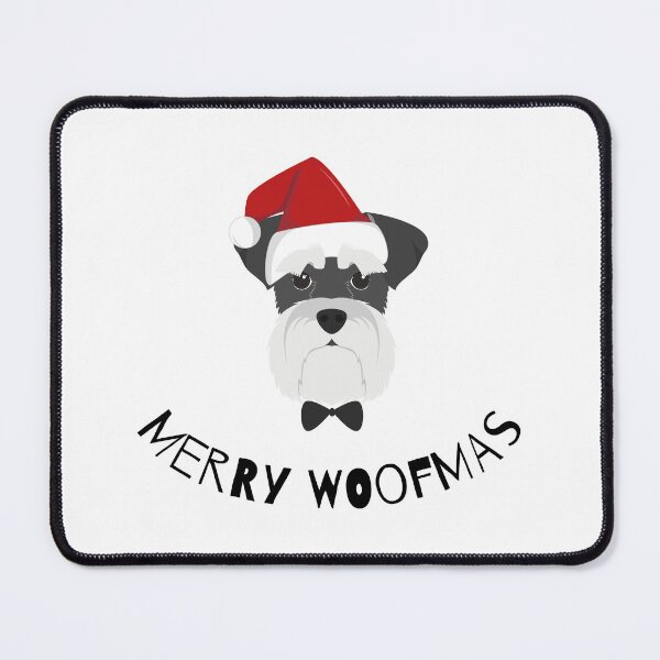 Item preview, Merry Woofmas | Schnauzer designed and sold by annemyne.