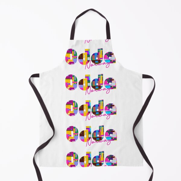 Item preview, Odda, Norway, Vibrant Abstract City Typography Art designed and sold by Wanderful-roads.