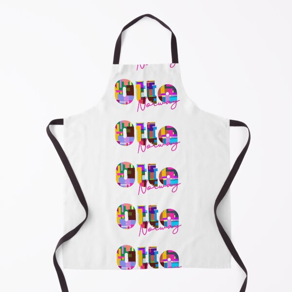 Item preview, Otta, Norway, Vibrant Abstract City Typography Art designed and sold by Wanderful-roads.