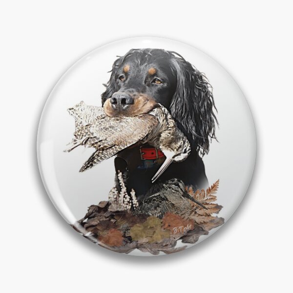 Item preview, Gordon Setter: Hunting Woodcock Woods  designed and sold by TammyHunterArt.
