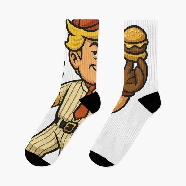 Item preview, I'm The Best Baseball Player Burger Sandwich Vintage Retro Sports Funny Cartoon Character Art designed and sold by zevorgue.