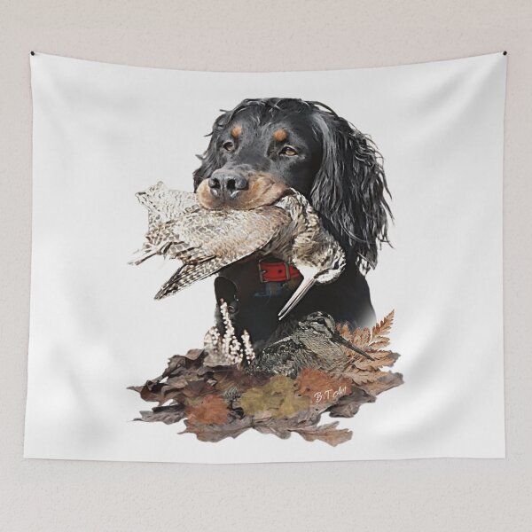 Item preview, Gordon Setter: Hunting Woodcock Woods  designed and sold by TammyHunterArt.