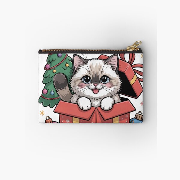 Item preview, Ragdoll cat merry Christmas rich designed and sold by kaka8888.