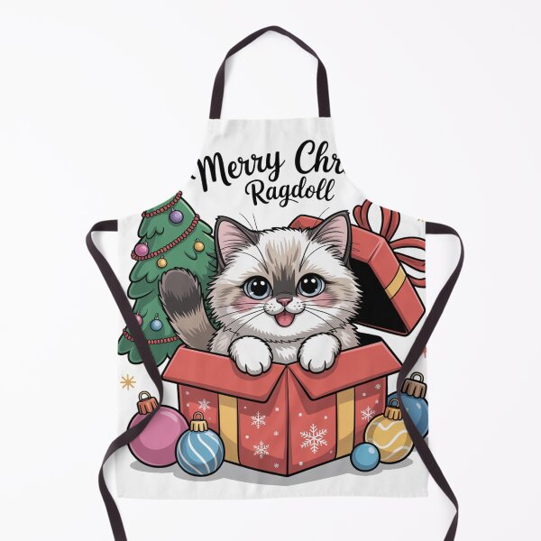 Item preview, Ragdoll cat merry Christmas rich designed and sold by kaka8888.