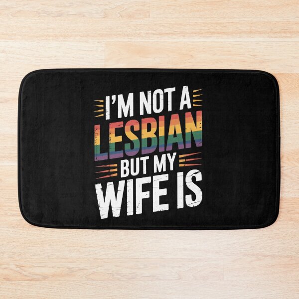 Item preview, I'm Not A Lesbian But My Wife Is Lesbian LGBT Women designed and sold by MonsterBuddiess.