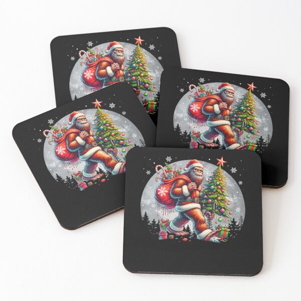 Item preview, Bigfoot Holiday Classic Vintage Festive Lights Retro Tree Christmas Christmas designed and sold by FrankyTepper.