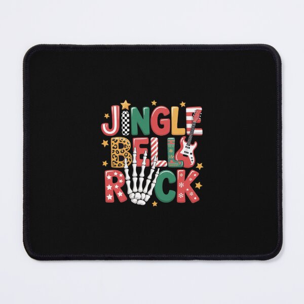 Item preview, Retro Rock Holiday Christmas Jingle Bell Rock Leopard designed and sold by FranzFriesen.