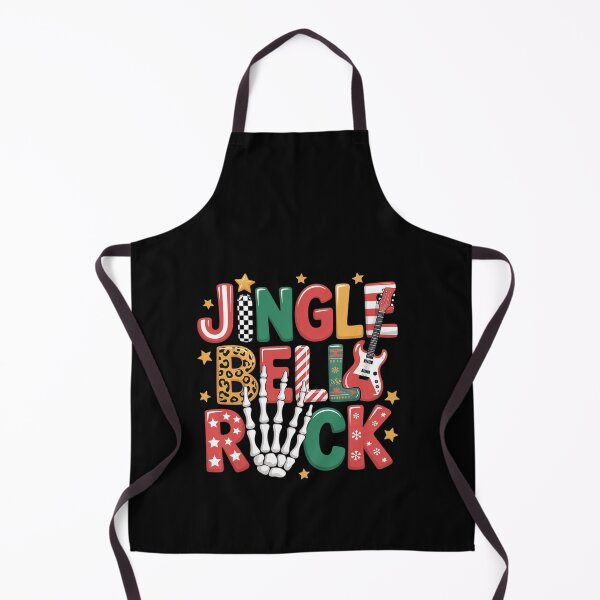 Item preview, Retro Rock Holiday Christmas Jingle Bell Rock Leopard designed and sold by FranzFriesen.