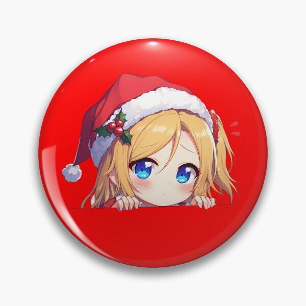 Item preview, Ai Hayasaka Kaguya Sama Love Is War Chibi Christmas Peeker Festive Anime Girl designed and sold by Raslbazola.