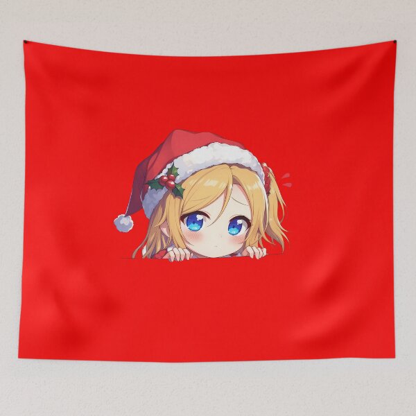 Item preview, Ai Hayasaka Kaguya Sama Love Is War Chibi Christmas Peeker Festive Anime Girl designed and sold by Raslbazola.