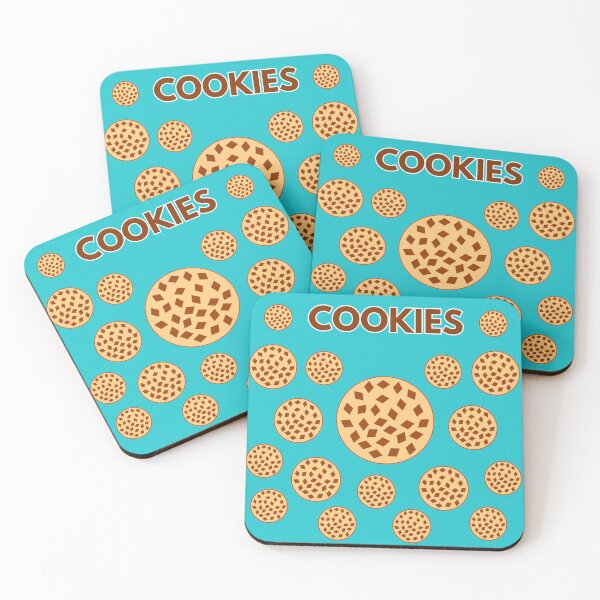 Item preview, Cute Cookies Pattern Blue – Bakery Shop Decor & Gift for Bakers designed and sold by katerin17.