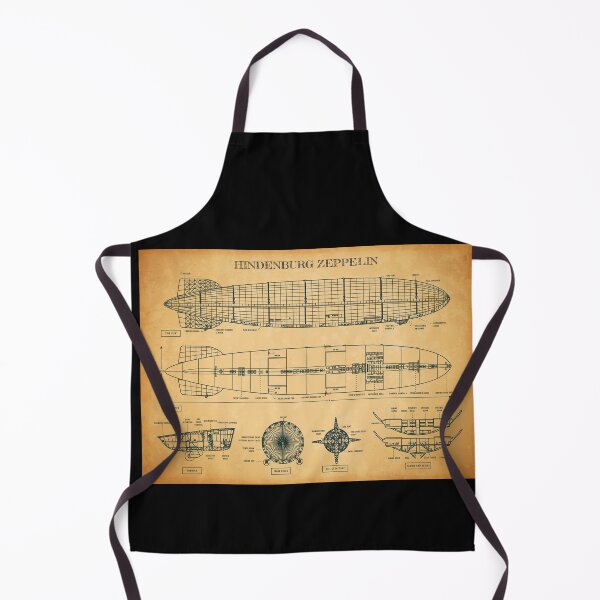 Item preview, Hindenburg Zeppelin (Aged Parchment) designed and sold by BGALAXY.