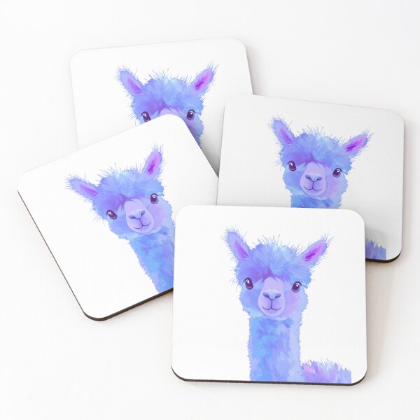 Item preview, Alpaca purple t-shirt, blanket with a cute purple llama designed and sold by AlinaMalina24.