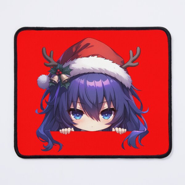 Item preview, Tohka Yatogami Date A Live Chibi Kawaii Christmas Peeker Festive Anime Girl Design designed and sold by Raslbazola.