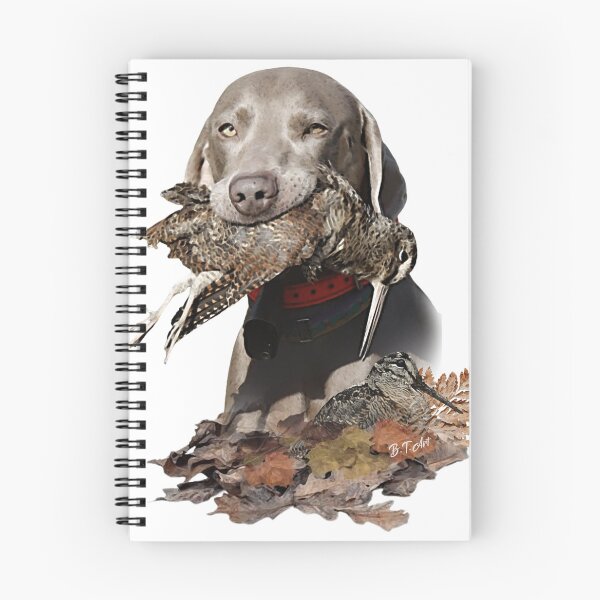 Item preview, Weimaraner in the Heart of Woodcock Forest designed and sold by TammyHunterArt.