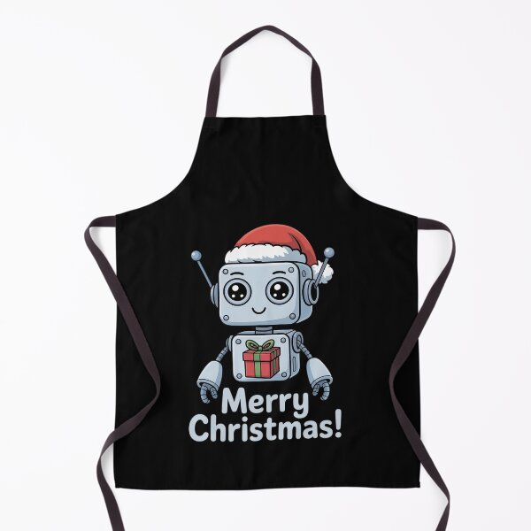 Item preview, Retro Futurism Christmas Robot saying Merry Christmas designed and sold by FranzFriesen.