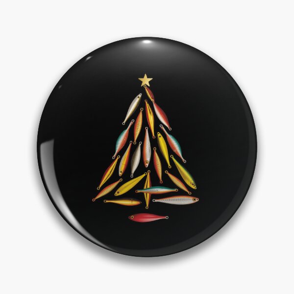 Item preview, Retro Fishing Lure Christmas Tree Fishermen Fishmas Pajama designed and sold by HaileyRobel.