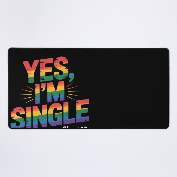 Item preview, I'm Single Now Is Your Chance Pride Month Gay Lesbian LGBTQ designed and sold by MonsterBuddiess.