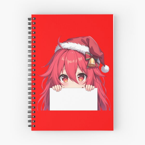 Item preview, Kotori Itsuka Date A Live Chibi Kawaii Christmas Peeker Red Hair Anime Girl Design designed and sold by Raslbazola.