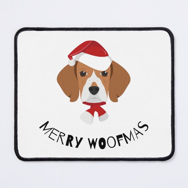 Item preview, Merry Woofmas | Beagle designed and sold by annemyne.
