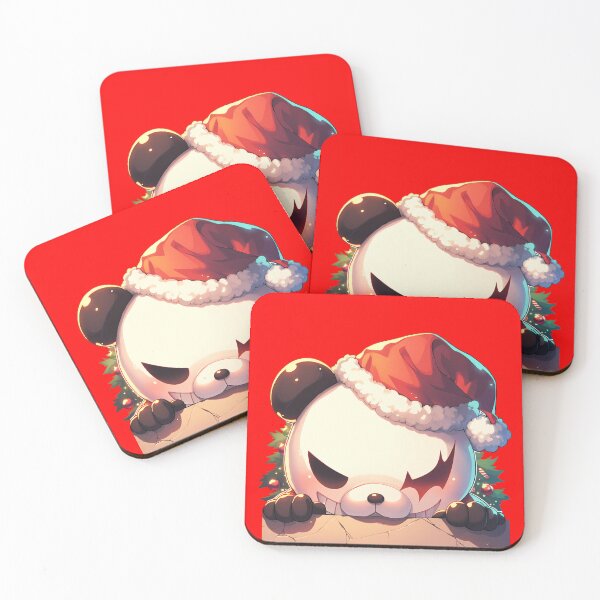 Item preview, Monokuma Danganronpa Chibi Christmas Anime Festive Holiday Character Peeker designed and sold by Raslbazola.