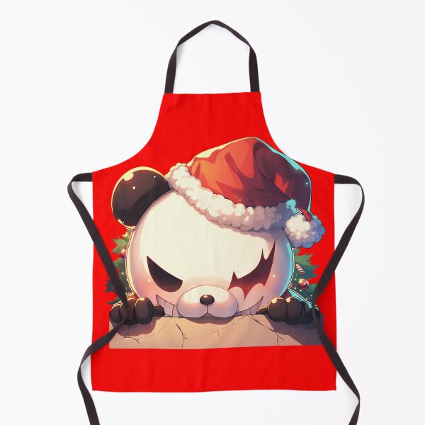 Item preview, Monokuma Danganronpa Chibi Christmas Anime Festive Holiday Character Peeker designed and sold by Raslbazola.