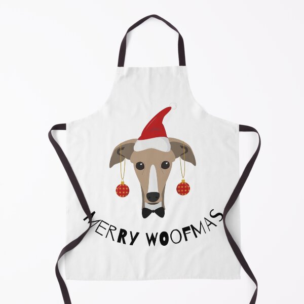 Item preview, Merry Woofmas | Greyhound designed and sold by annemyne.