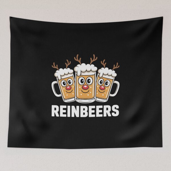 Item preview, Reinbeers Funny Reindeer Beer Christmas Drinking Xmas Gift designed and sold by DrewLeuschke.