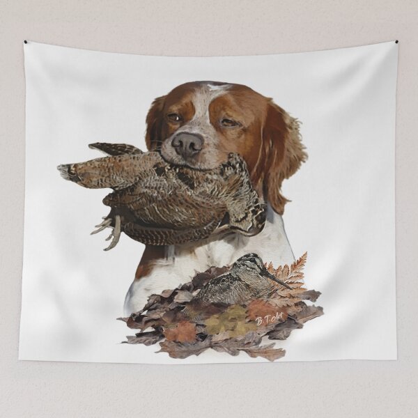 Item preview, Brittany Spaniel ,  Hunter of the Woodcock Forest designed and sold by TammyHunterArt.