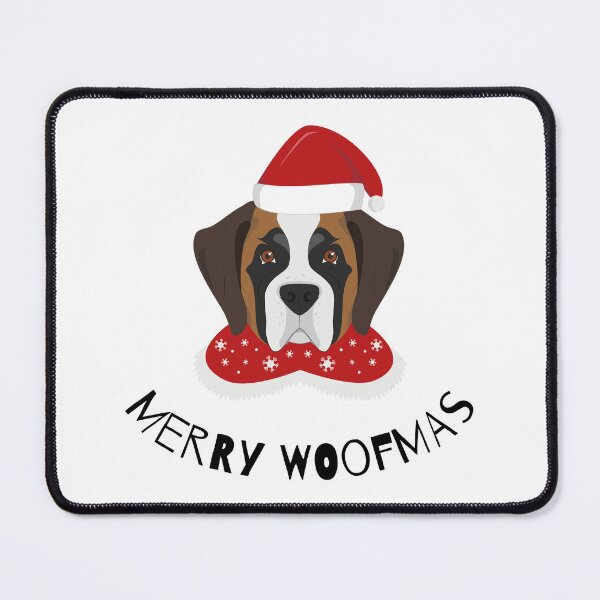 Item preview, Merry Woofmas | St. Bernard designed and sold by annemyne.