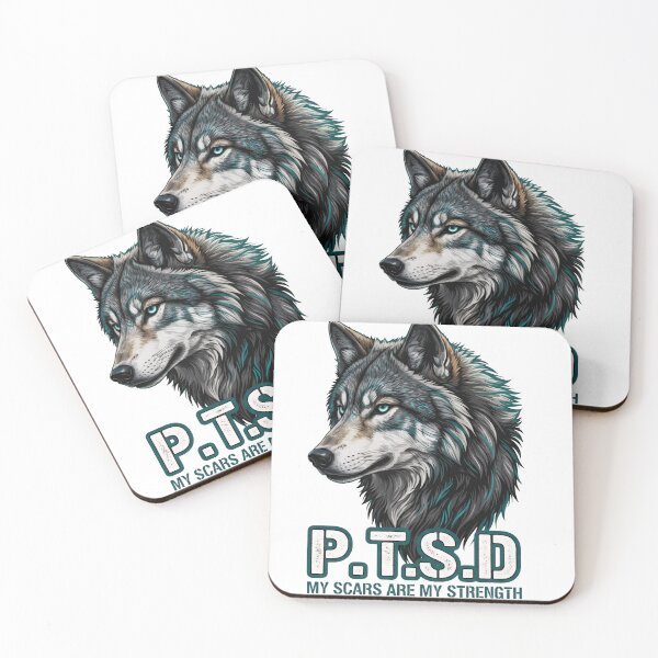 Item preview, URBAN ROGUE - P.T.S.D Wolf Support designed and sold by Urbanrogue&co.
