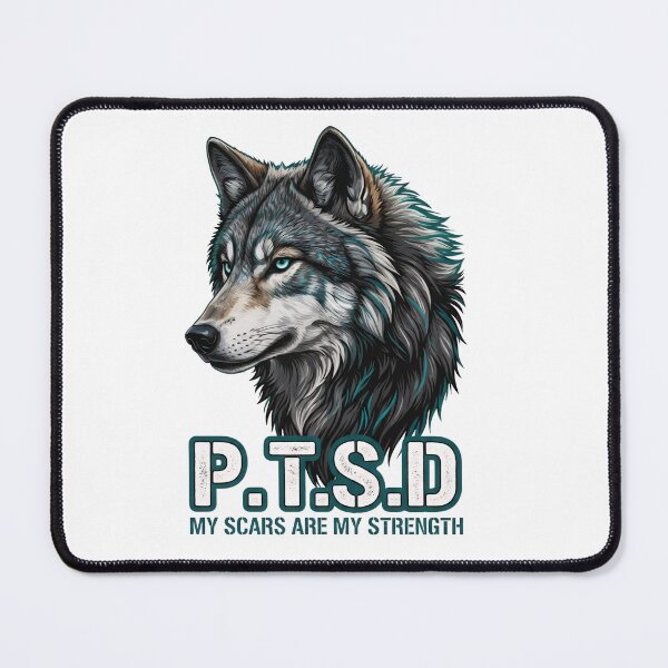 Item preview, URBAN ROGUE - P.T.S.D Wolf Support designed and sold by Urbanrogue&co.