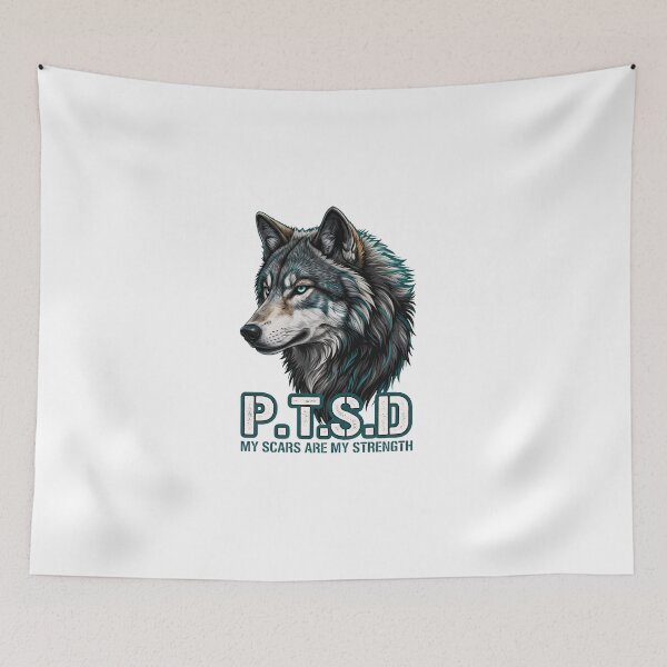 Item preview, URBAN ROGUE - P.T.S.D Wolf Support designed and sold by Urbanrogue&co.
