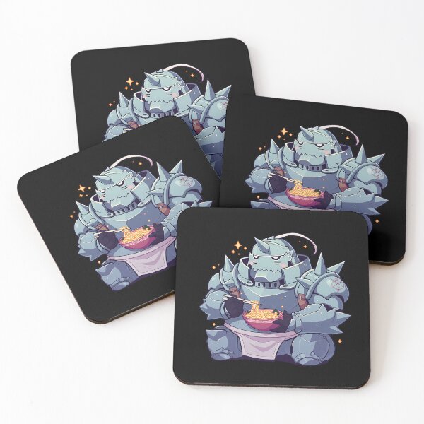 Item preview, Alphonse Elric Fullmetal Alchemist Anime Kawaii Chibi Ramen Fun designed and sold by Raslbazola.