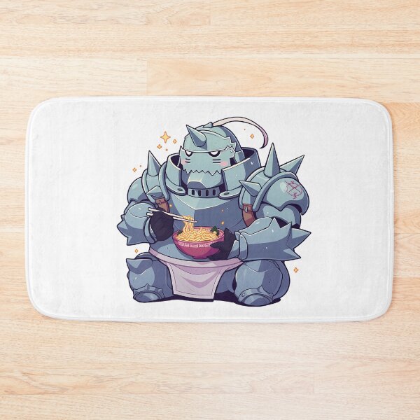 Item preview, Alphonse Elric Fullmetal Alchemist Anime Kawaii Chibi Ramen Fun designed and sold by Raslbazola.