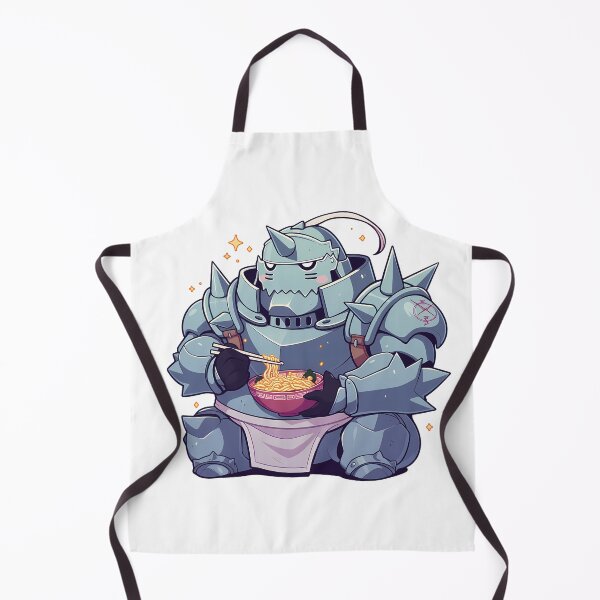 Item preview, Alphonse Elric Fullmetal Alchemist Anime Kawaii Chibi Ramen Fun designed and sold by Raslbazola.