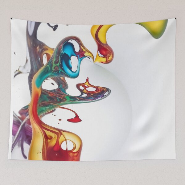 Item preview, Colorful Liquid Swirls designed and sold by DavidePoggio.