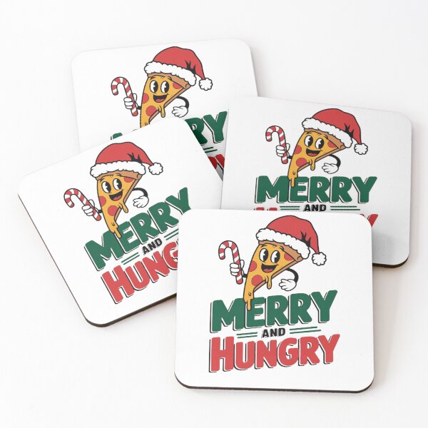 Item preview, Merry and Hungry - Christmas Pizza Claus designed and sold by WeranovDesign.