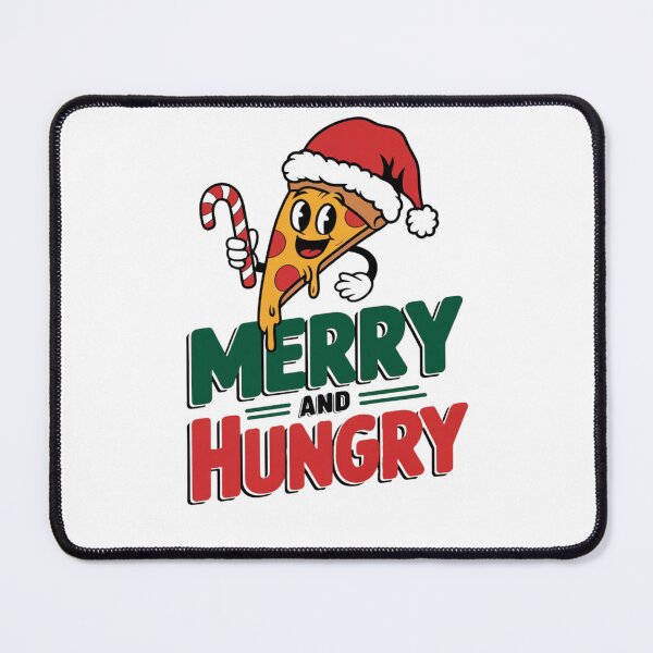 Item preview, Merry and Hungry - Christmas Pizza Claus designed and sold by WeranovDesign.