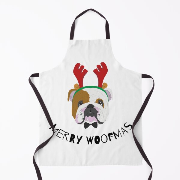 Item preview, Merry Woofmas | Bulldog designed and sold by annemyne.