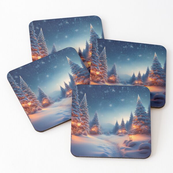 Item preview, Magical winter forest designed and sold by Little Rituals Studio.